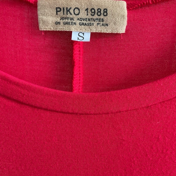 Piko 1988 Red Dress. Size Small - Picture 3 of 4